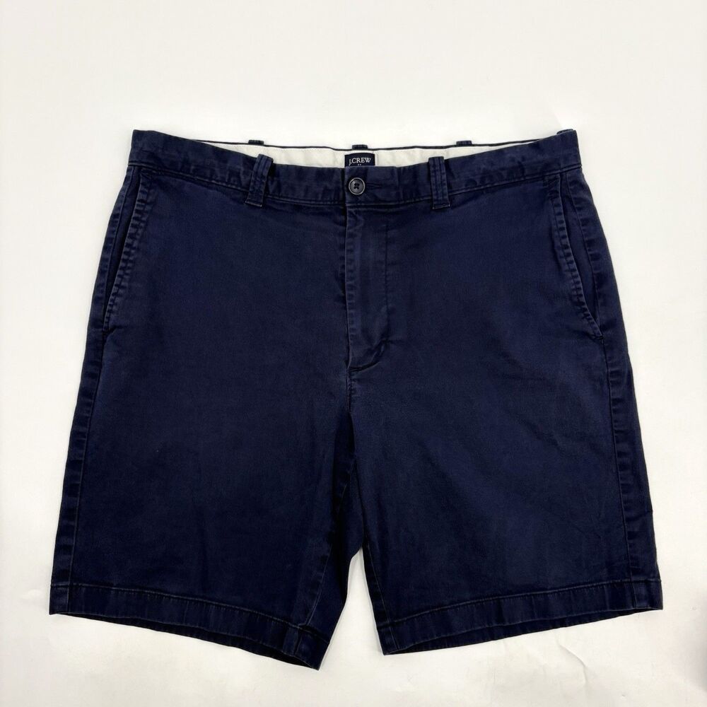 J Crew Shorts 9” Inseam Mens 35 Preppy Summer Coastal Vacation Travel Beach Prep